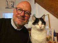 MEP Marc Angel with his pet